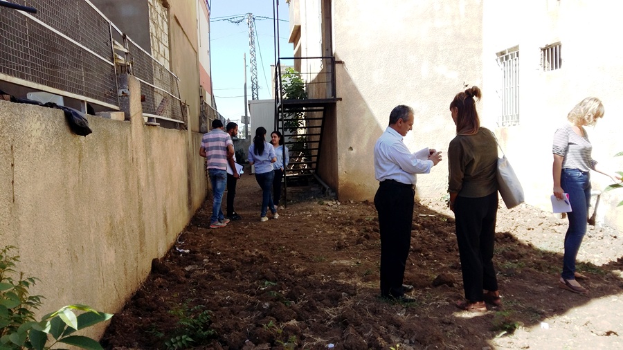 Despite its small size, the garden of Baraem al-Moustakbal school has a great potential to become a learning garden!